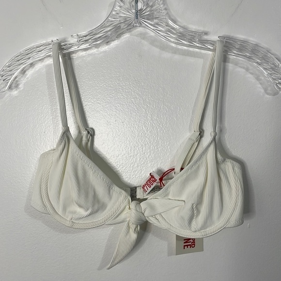 Solid & Striped X Re/Done Nantucket Underwire Ribbed Top Size S - Picture 2 of 5